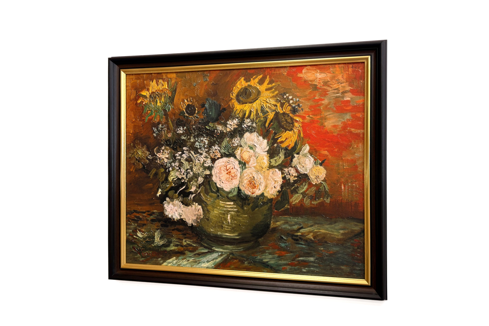 Rosen und Sonnenblumen - Vincent van Gogh