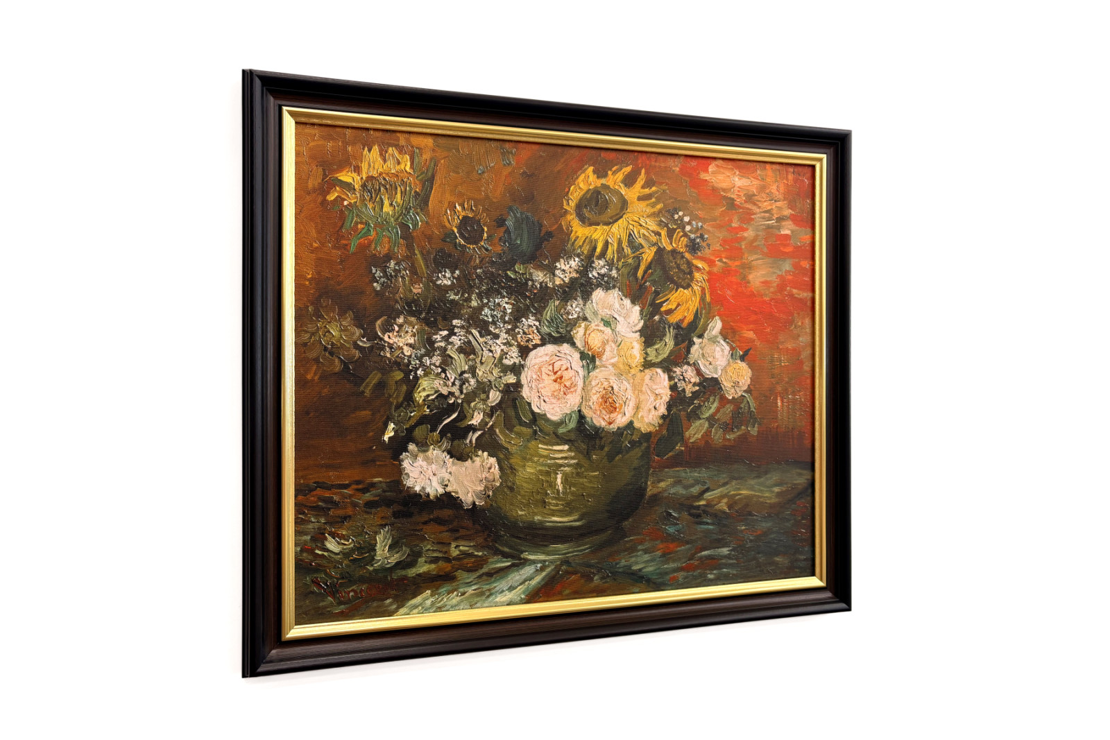 Rosen und Sonnenblumen - Vincent van Gogh