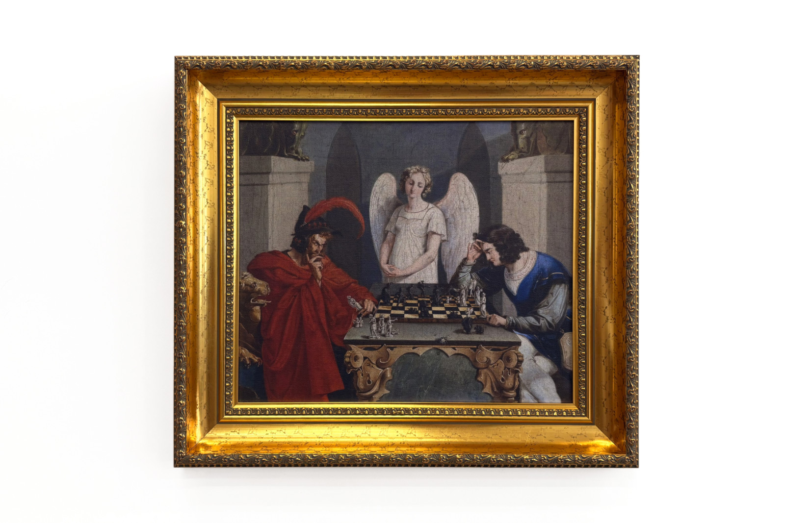 Faust und Mephisto beim Schachspiel - Unbekannt Unbekannt