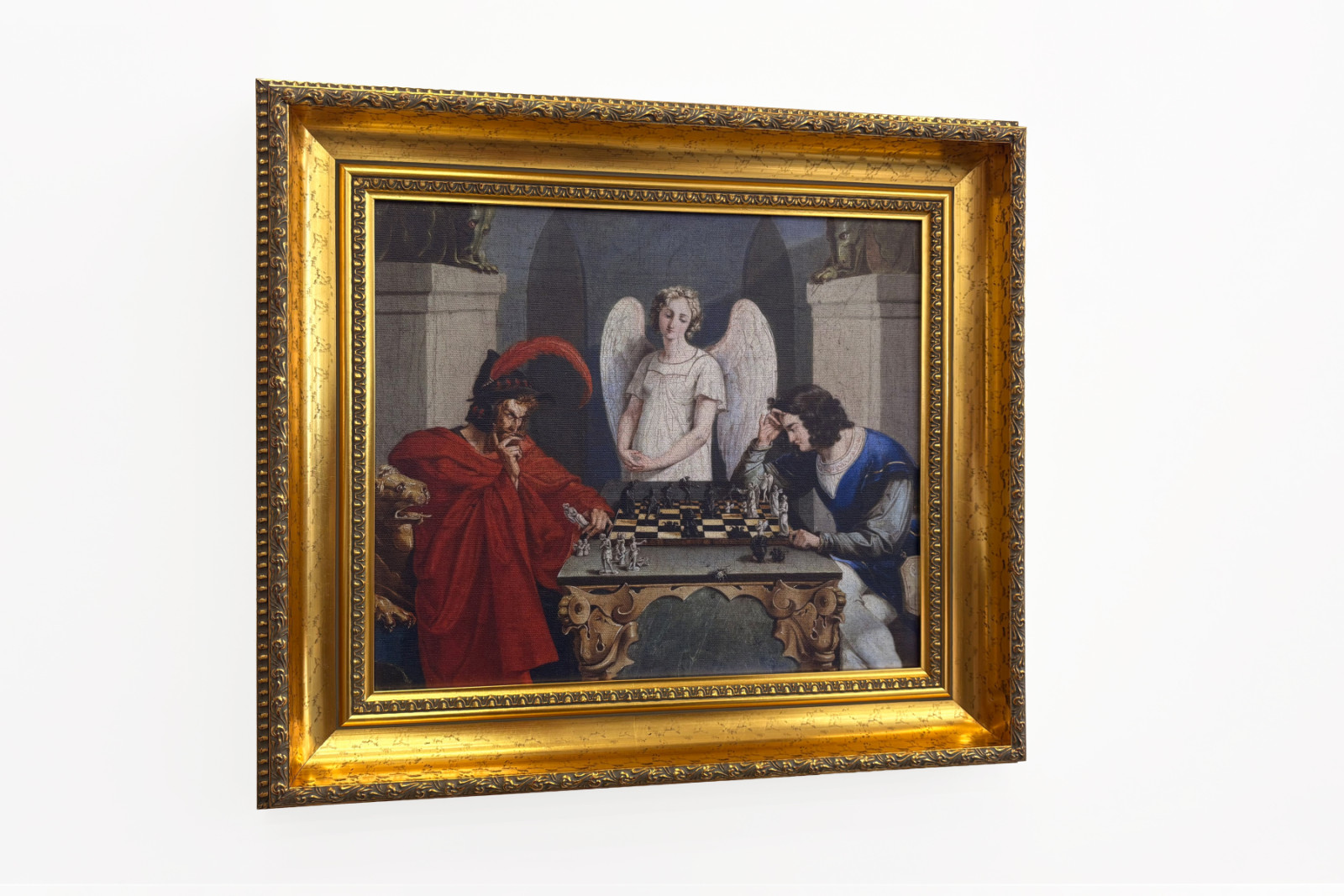Faust und Mephisto beim Schachspiel - Unbekannt Unbekannt