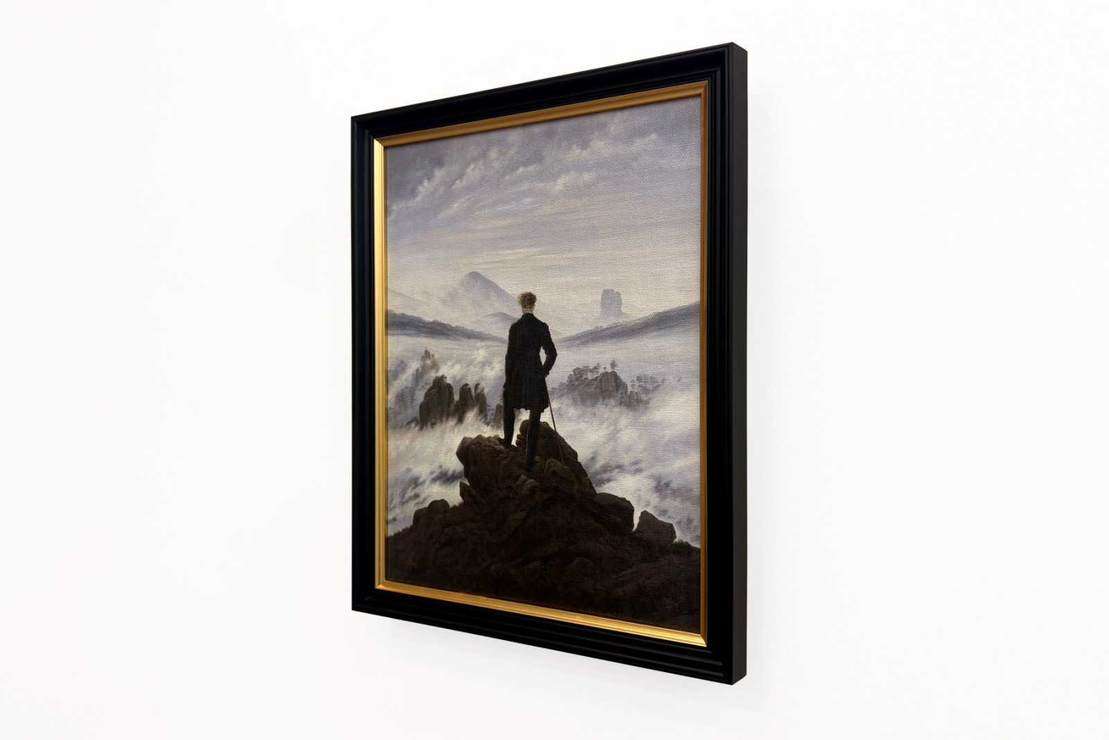 Der Wanderer über dem Nebelmeer - Caspar David Friedrich