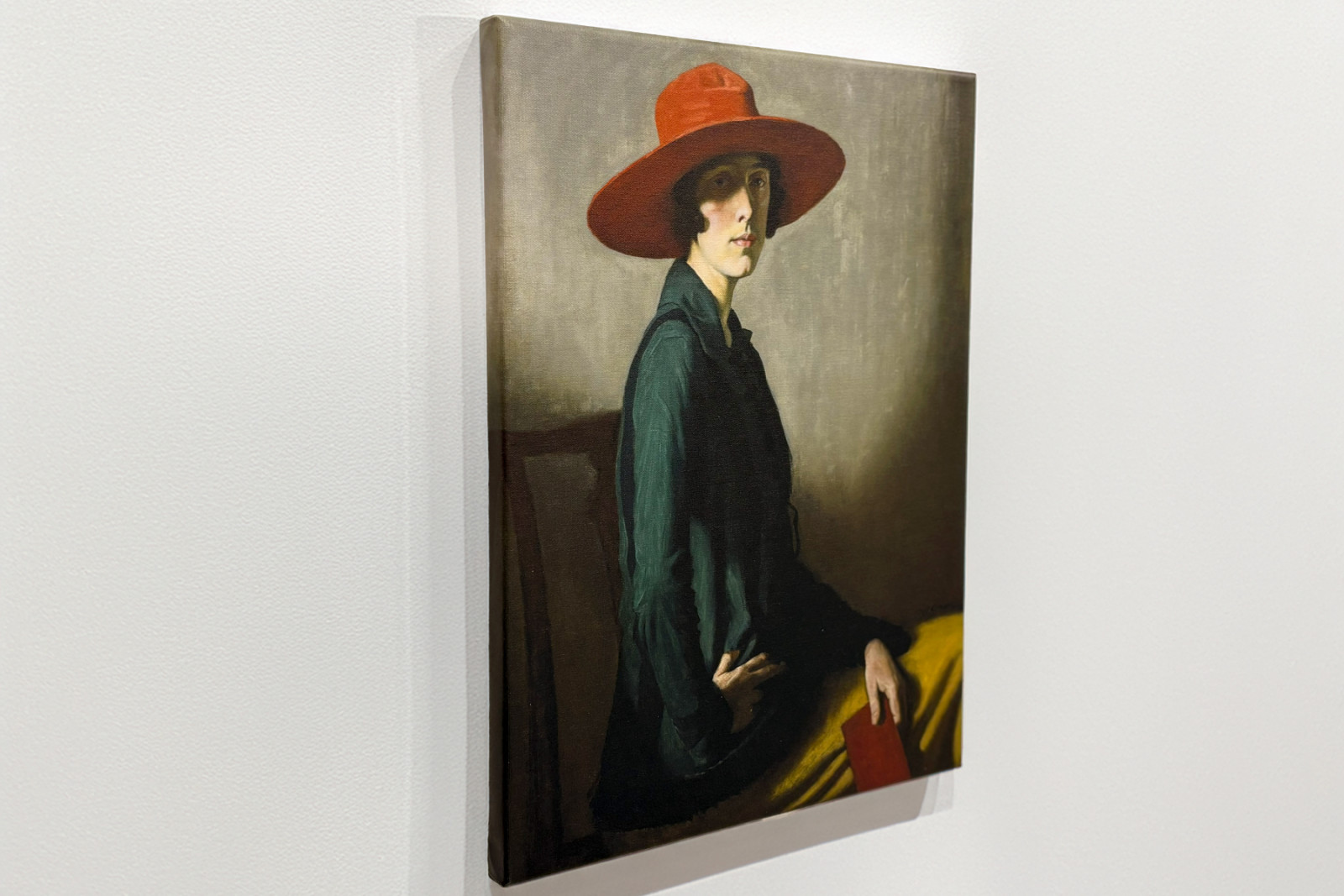 Dame mit rotem Hut - William Strang