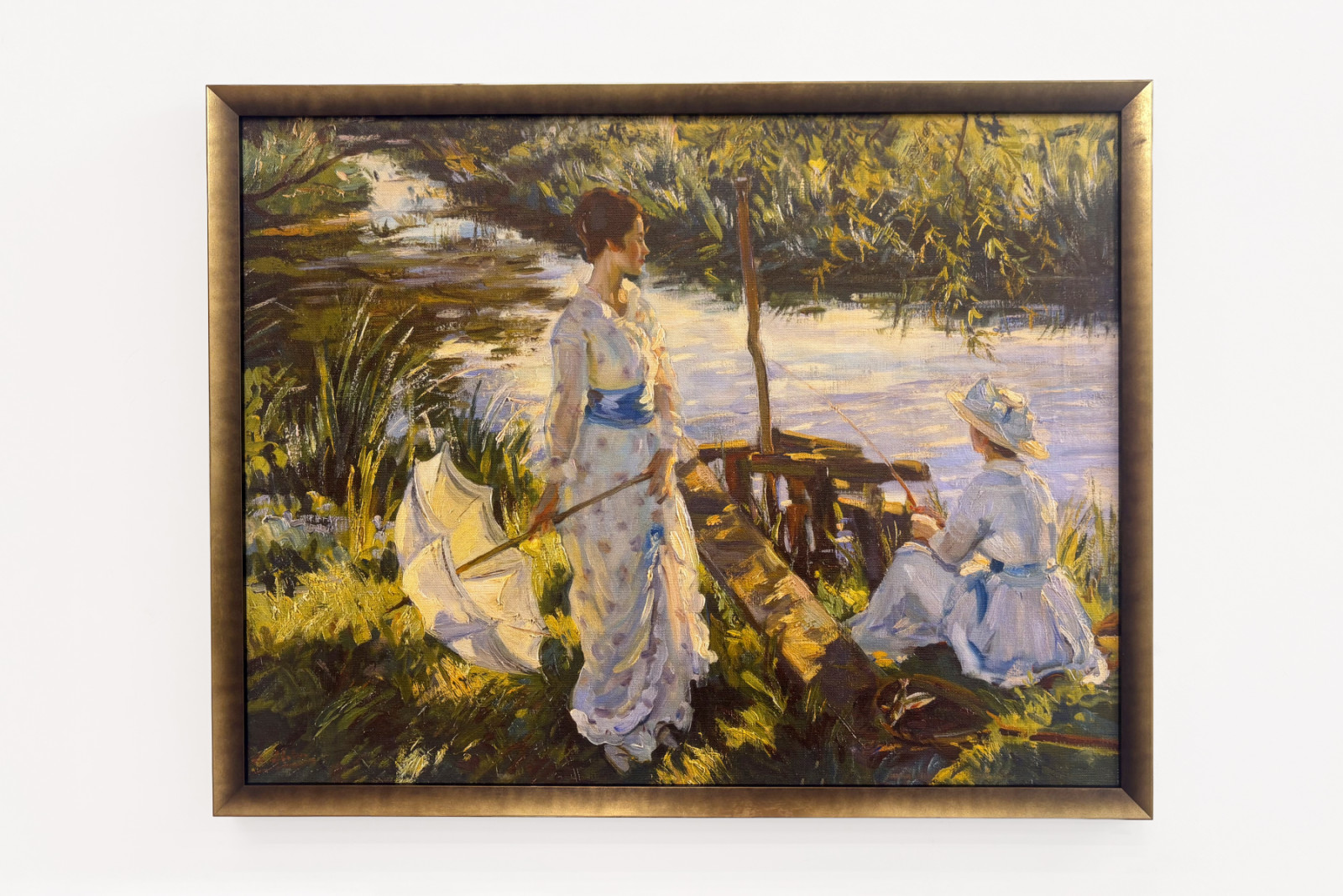 Angeln, Buchplatte - Wilfred Gabriel de Glehn