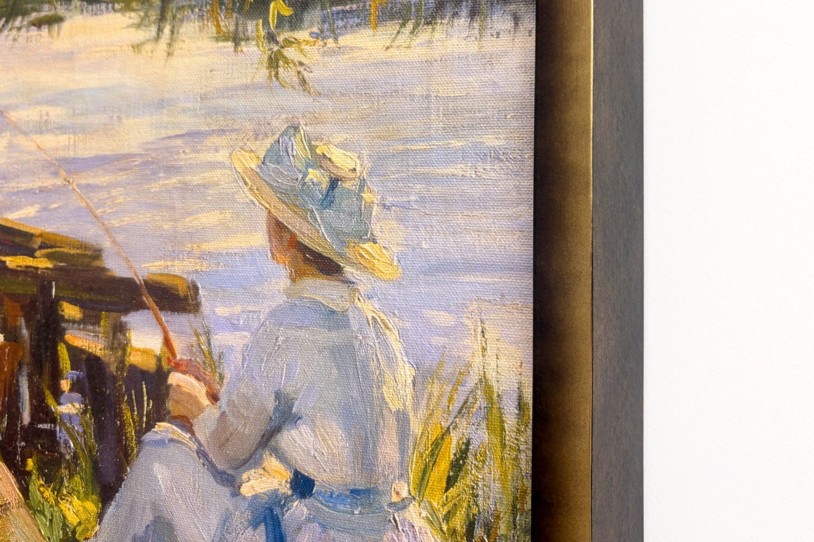 Angeln, Buchplatte - Wilfred Gabriel de Glehn