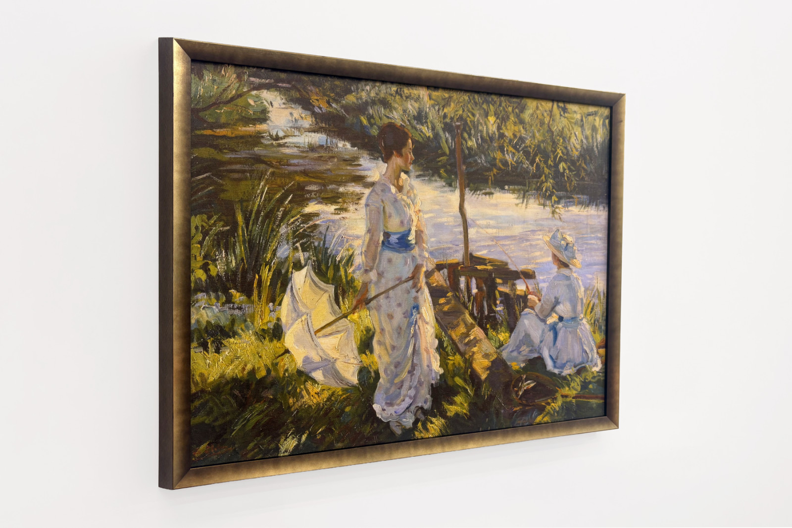 Angeln, Buchplatte - Wilfred Gabriel de Glehn