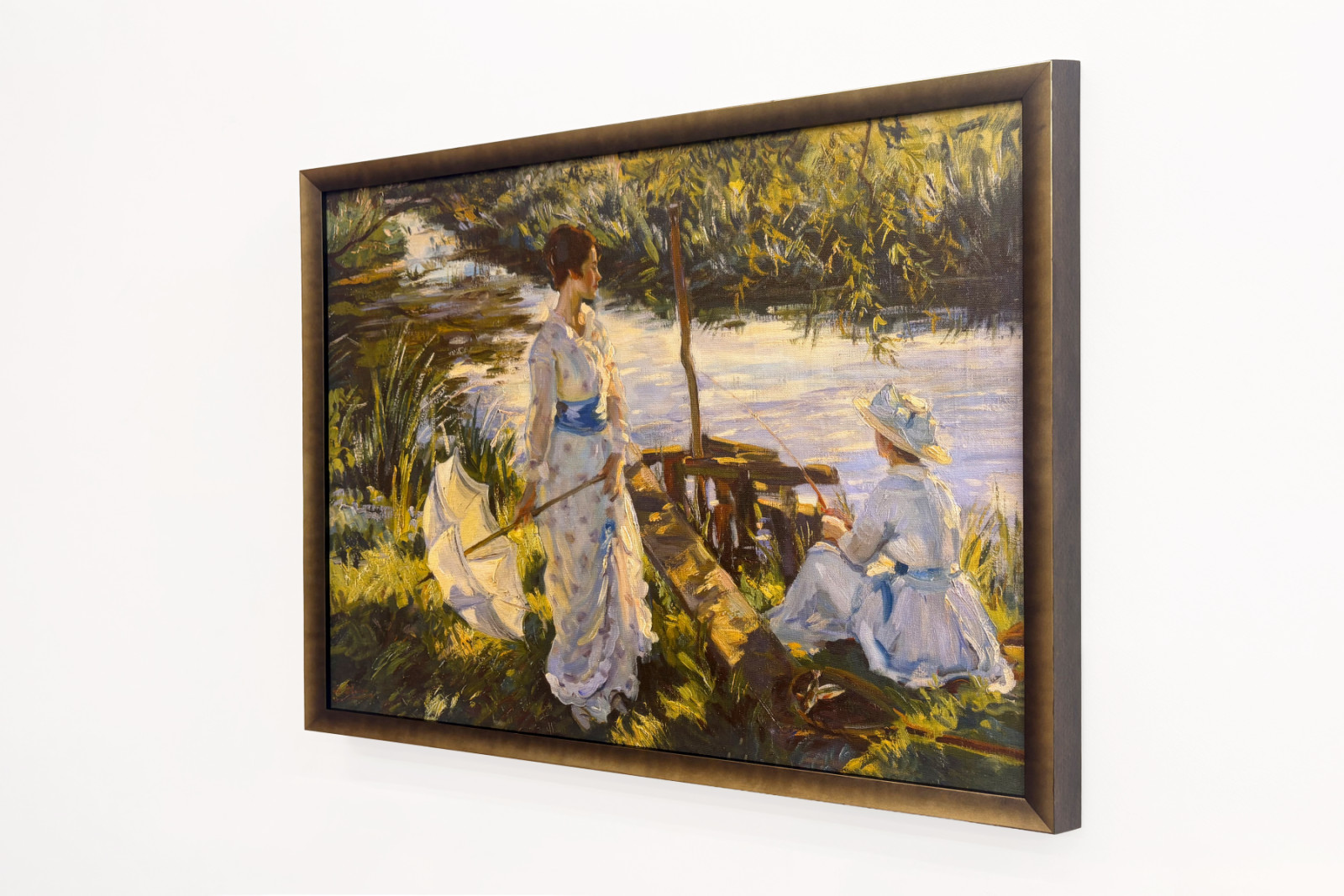 Angeln, Buchplatte - Wilfred Gabriel de Glehn
