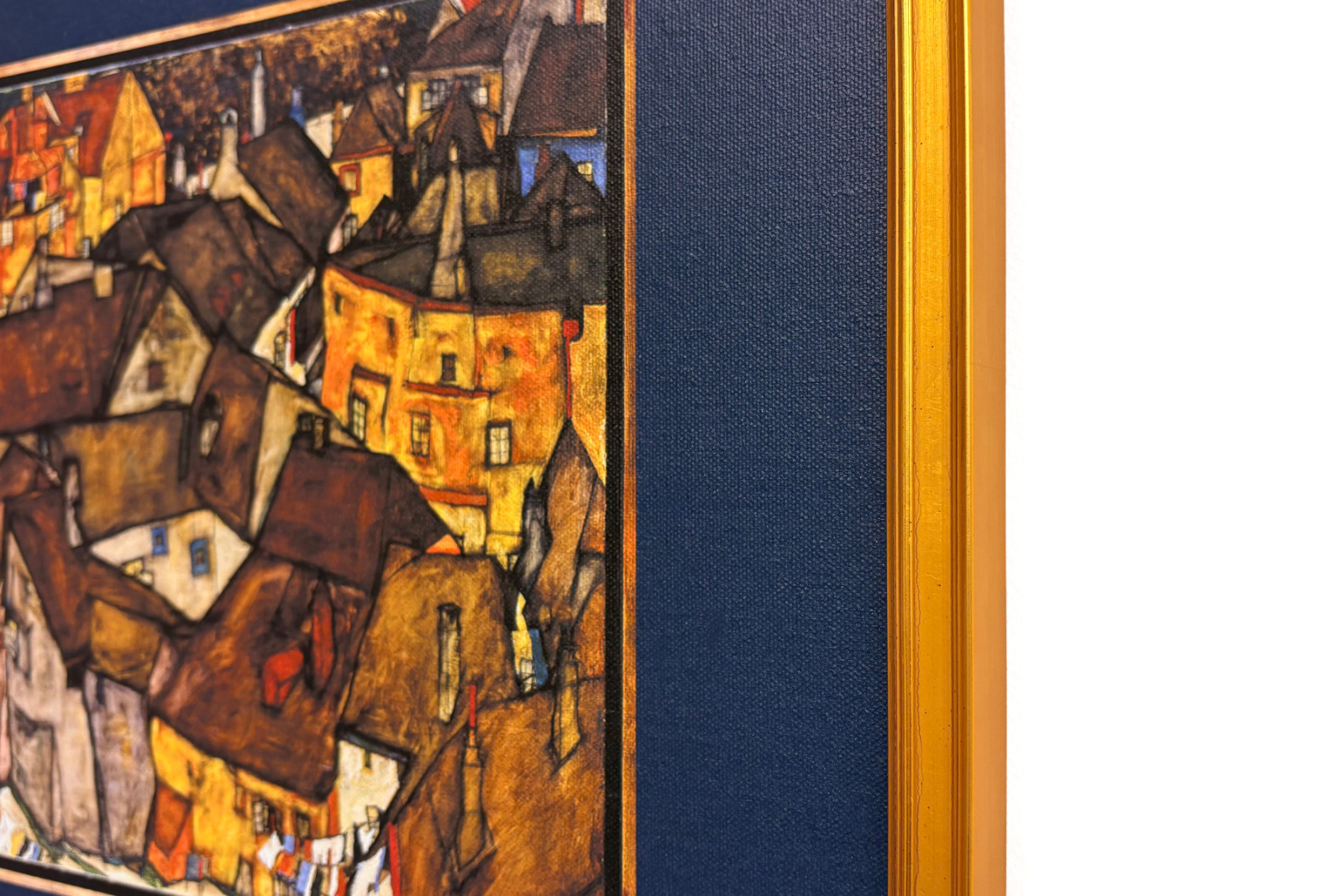 Häuserbogen, Krumau (das heutige Český Krumlov, Tschechoslowakei) (Die kleine Stadt V) - Egon Schiele