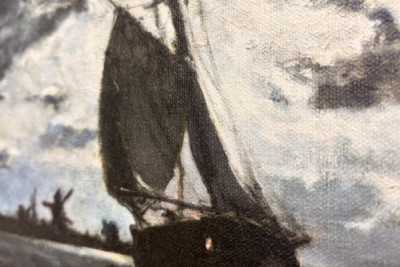 Segelschiff im Mondlicht - Paul Gauguin