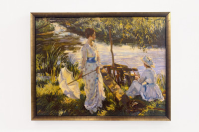 Angeln, Buchplatte - Wilfred Gabriel de Glehn