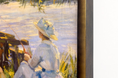 Angeln, Buchplatte - Wilfred Gabriel de Glehn