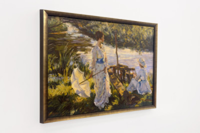 Angeln, Buchplatte - Wilfred Gabriel de Glehn