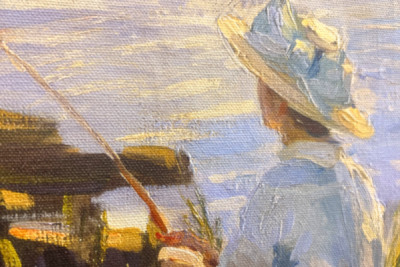 Angeln, Buchplatte - Wilfred Gabriel de Glehn