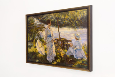 Angeln, Buchplatte - Wilfred Gabriel de Glehn