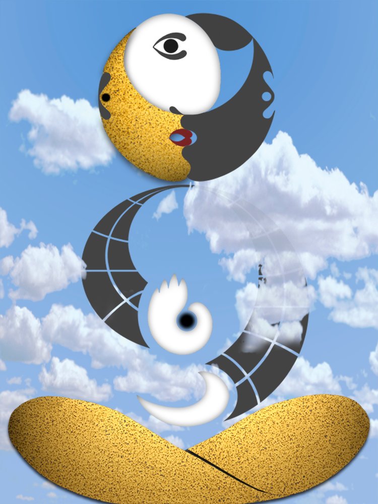 zeigende Gebärde (II) (aus der Serie: Prinz Vogelfrei) von Alexander Eibach