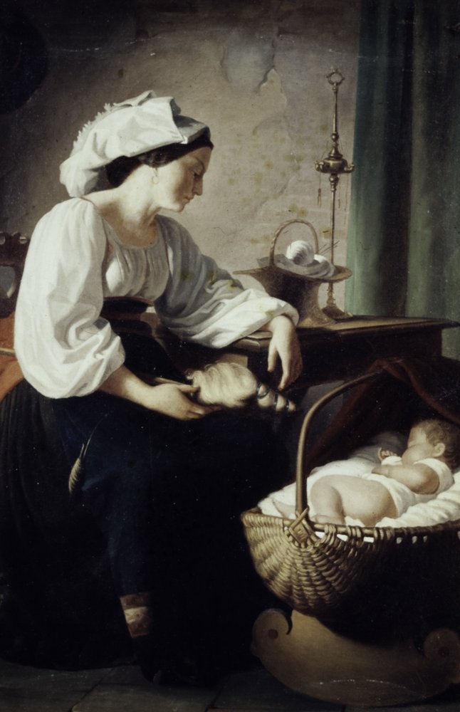 Bauerninterieur von A. Tenorio