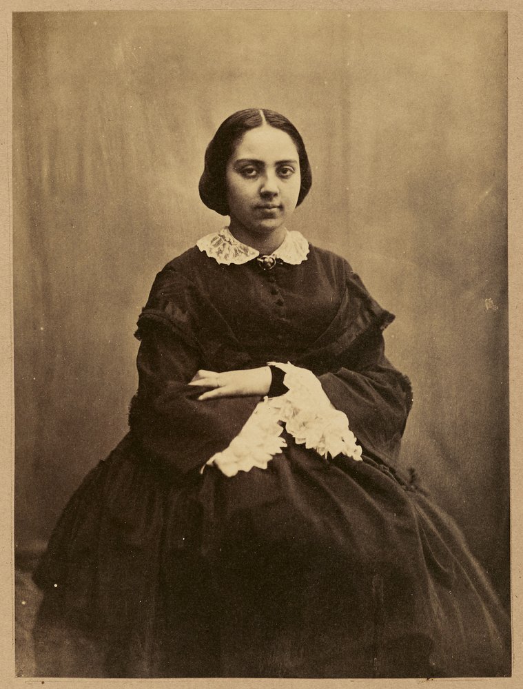 Porträt einer jungen Dame, wahrscheinlich Cécile Devéria von Achille Devéria