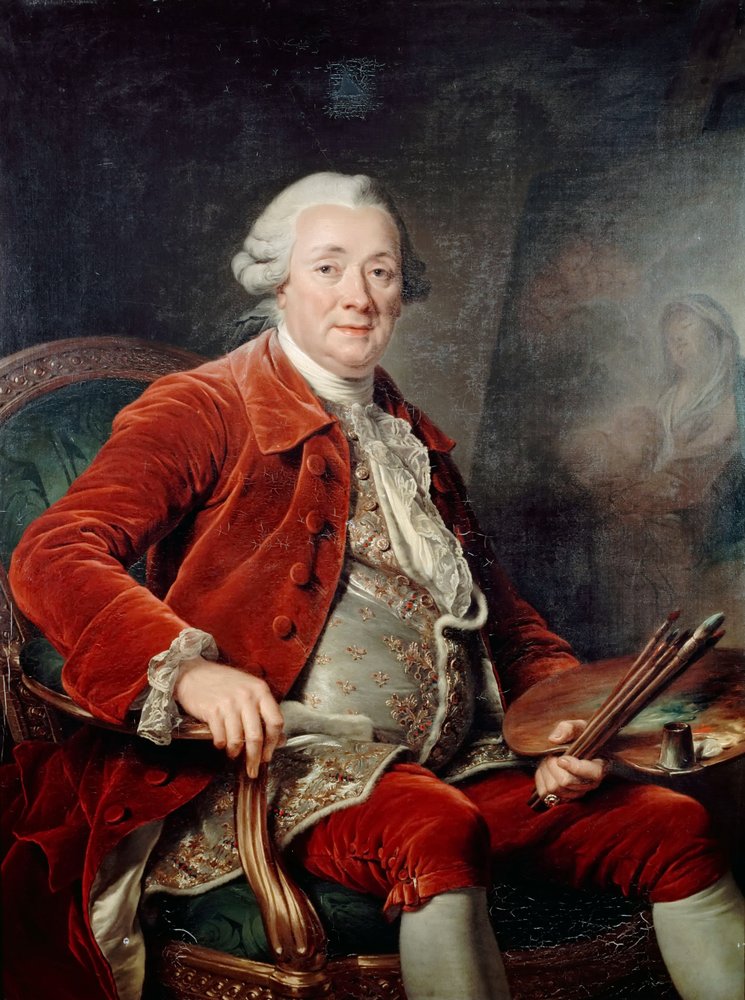 Porträt von Charles-Amédée-Philippe van Loo von Adelaide Labille-Guiard