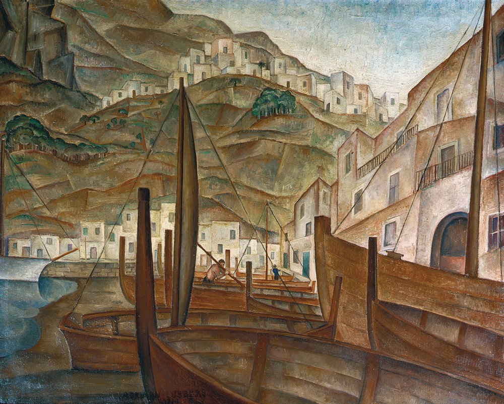 Marina Grande, Capri von Adriaan Lubbers: Kunstdruck
