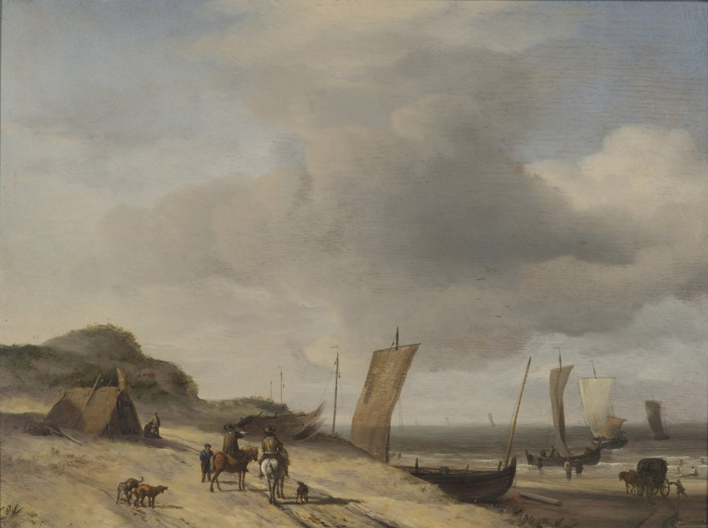 Dünen bei Scheveningen von Adriaen van de Velde