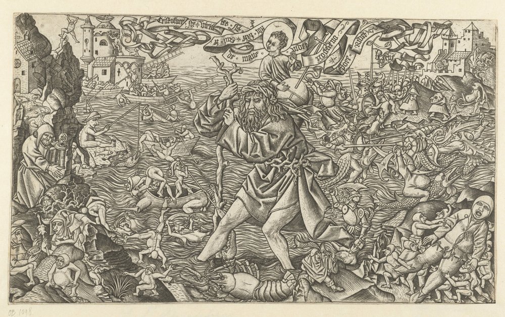 Heiliger Christophorus von Alart du Hameel: Kunstdruck