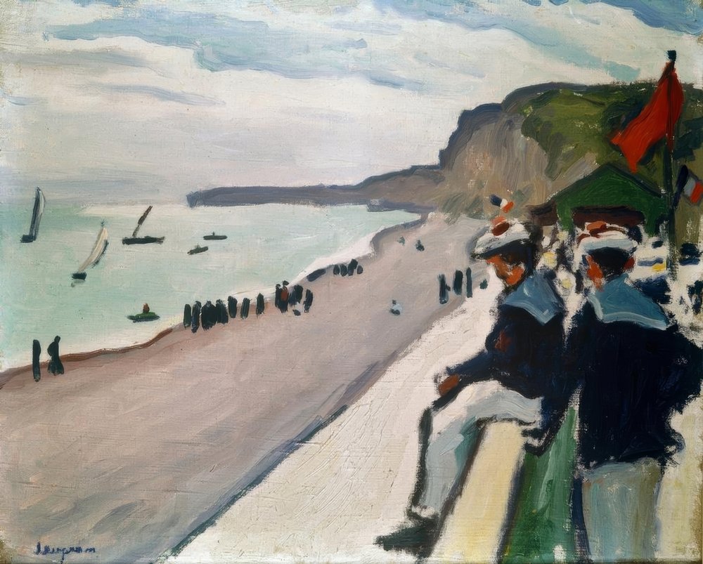 Leinwandbild "Der Hafen Von Fécamp" Von Albert Marquet, 60x90 Cm, Hochwertiger Druck, Für Die Wanddekoration