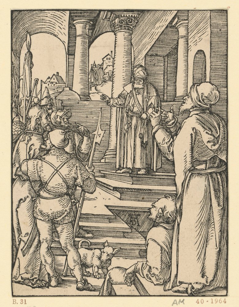 Christus vor Pilatus (Kleine Passion) von Albrecht Dürer
