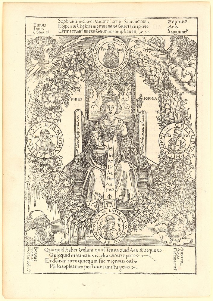 Philosophie (Philosophia) von Albrecht Dürer
