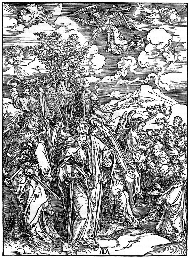 Die vier Engel, die die Winde halten, 1498