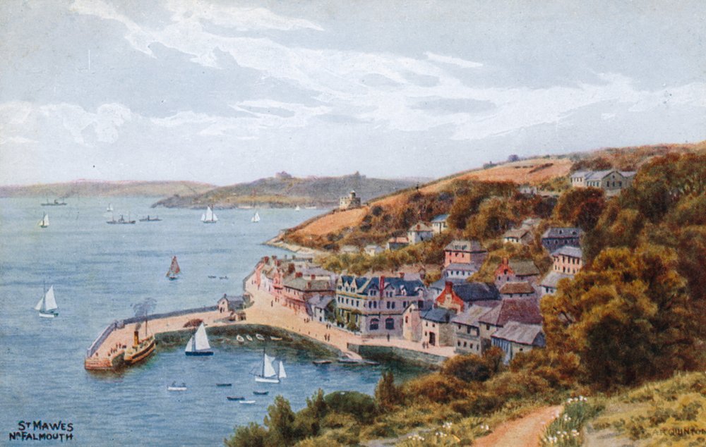 St Mawes, bei Falmouth von Alfred Robert Quinton: Kunstdruck