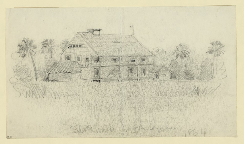 Steuerhaus des St. Johns River von Alfred Rudolph Waud
