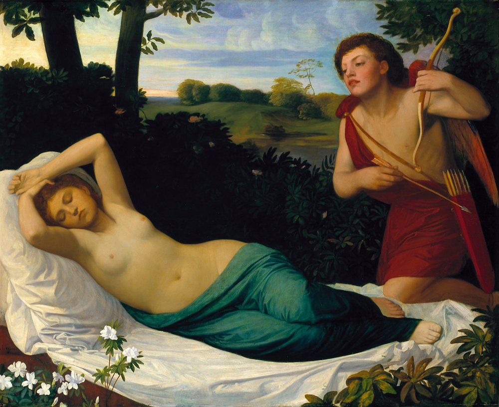 Amor und Psyche von Alphonse Legros