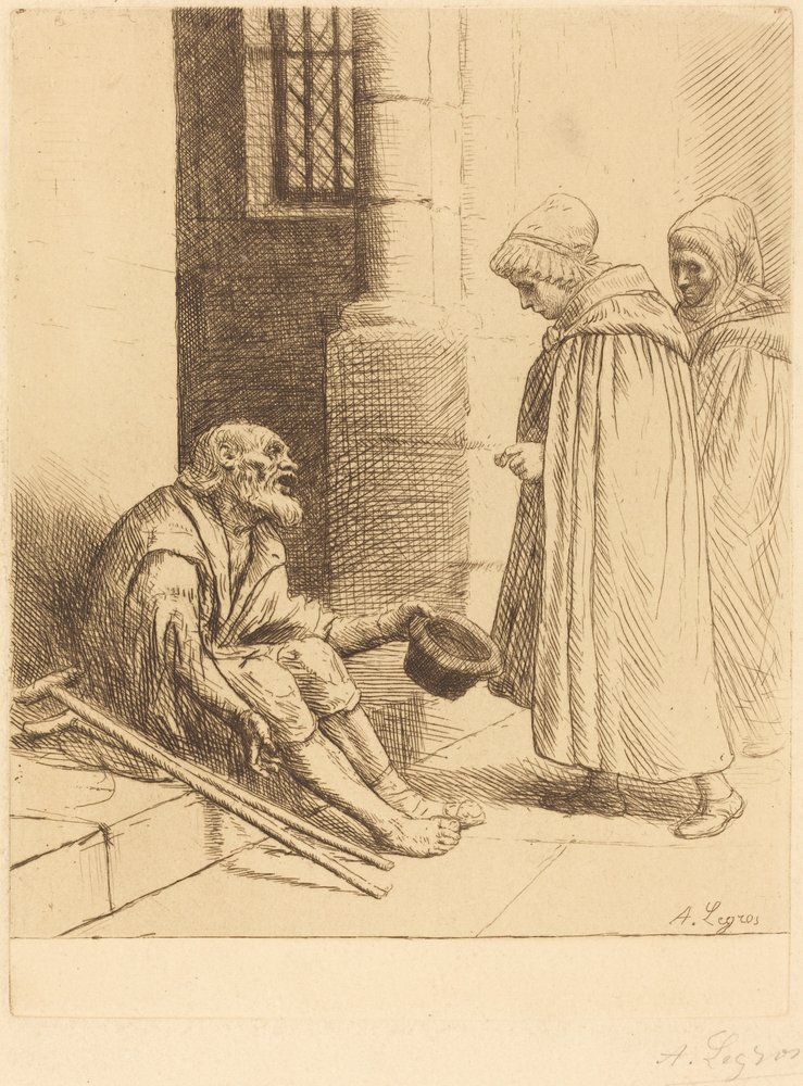 Nächstenliebe von Alphonse Legros