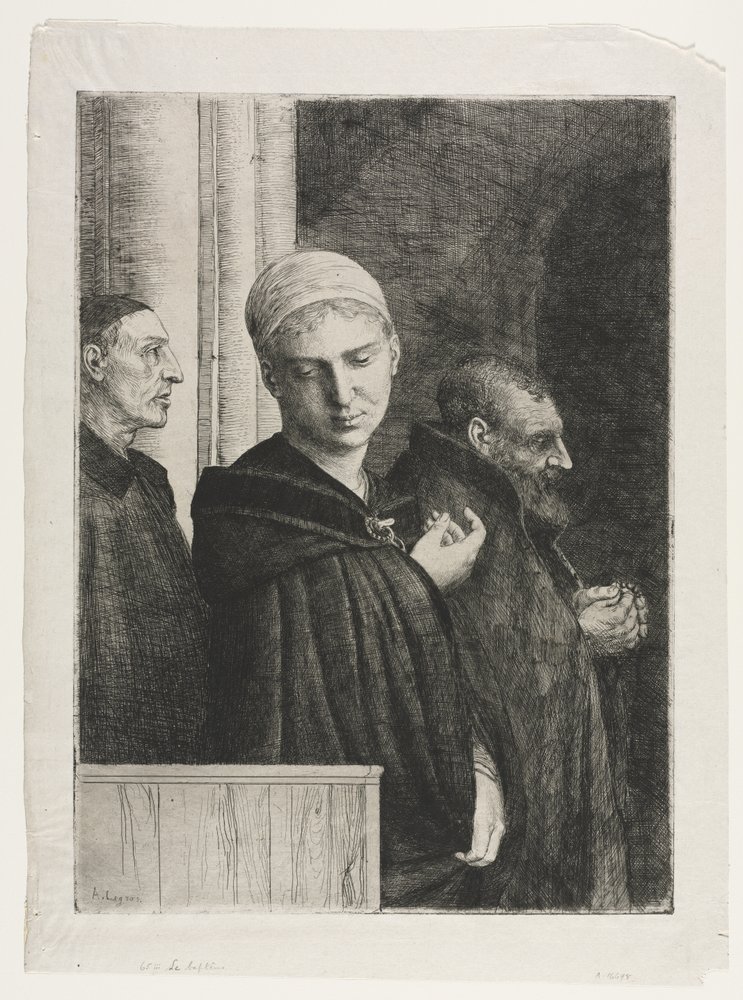 Die Taufe von Alphonse Legros