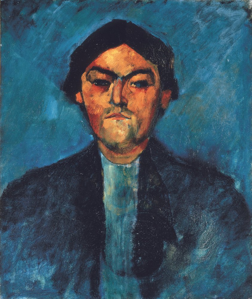 Le typographe (Pedro), ca. 1909 von Amedeo Modigliani