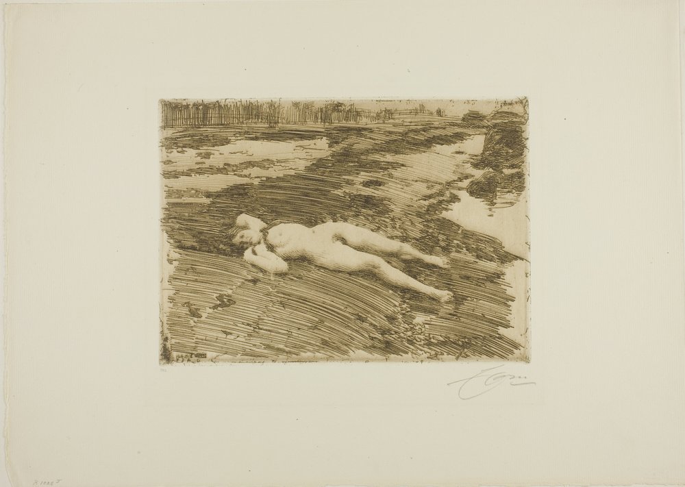 Am Strand von Anders Leonard Zorn
