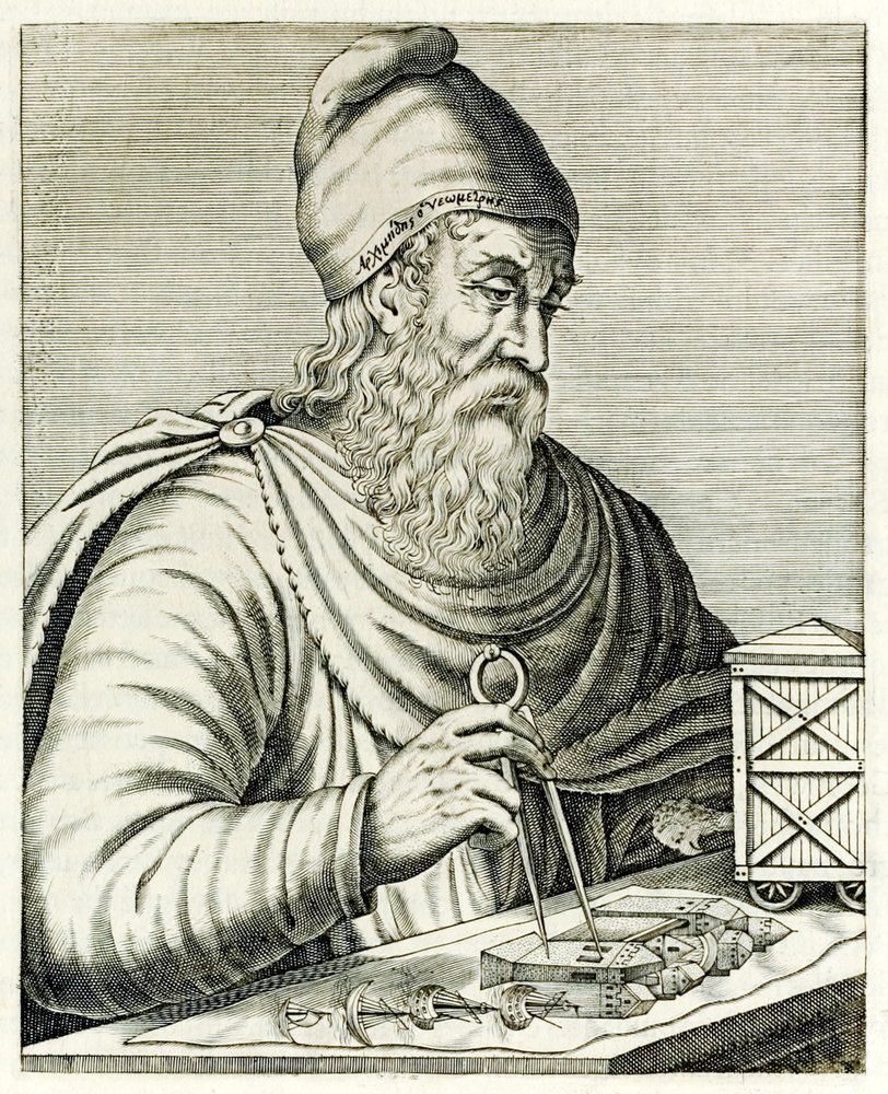 Archimedes von Syrakus aus „Wahre Porträts“ von André Thévet, veröffentlicht 1594 von Andre Thevet