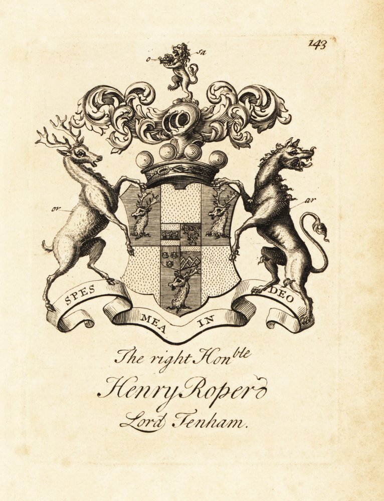 Wappen des hochverehrten Henry Roper, Lord Tenham