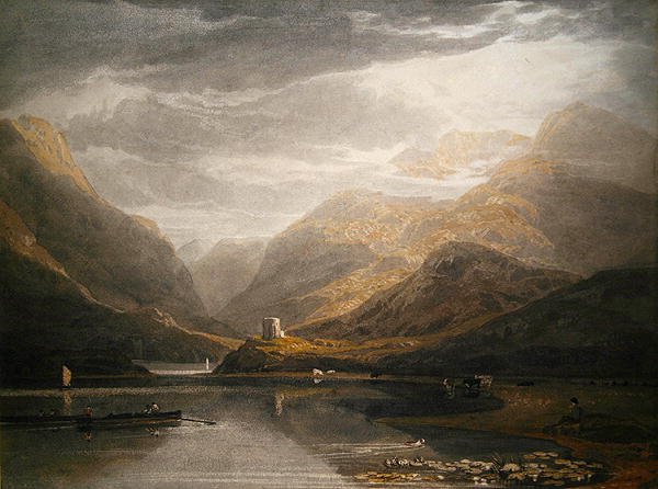 Dolbadern Castle von Anthony Vandyke Copley Fielding
