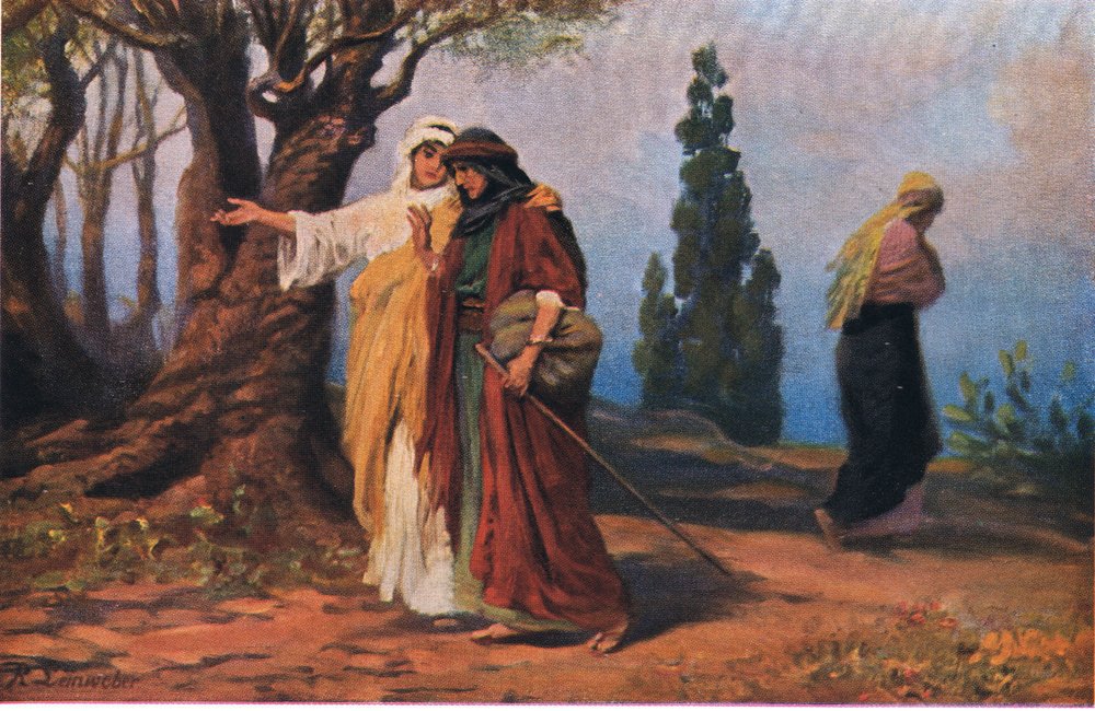 Ruth And Naomi Ruth, Naomi & Orpah Oil Painting Reproduction By Samuel