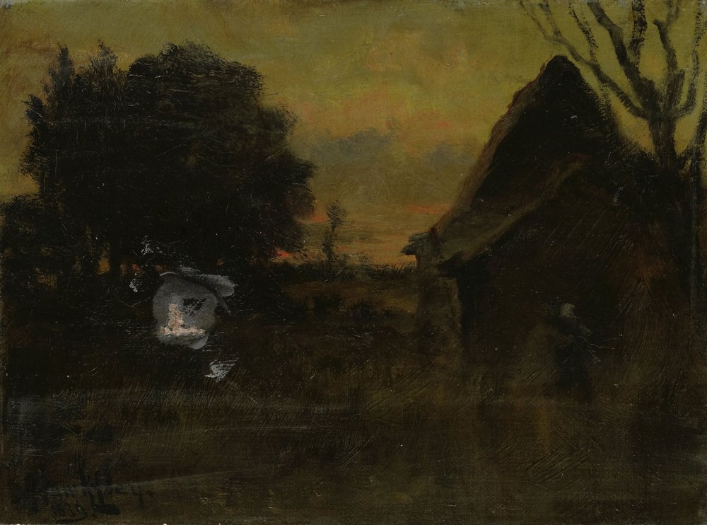 Bei Sonnenuntergang von Arthur Hawksley: Kunstdruck kaufen