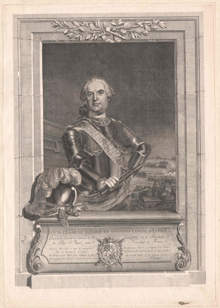 Herzog d'Estrées Le Tellier von Artist Unknown