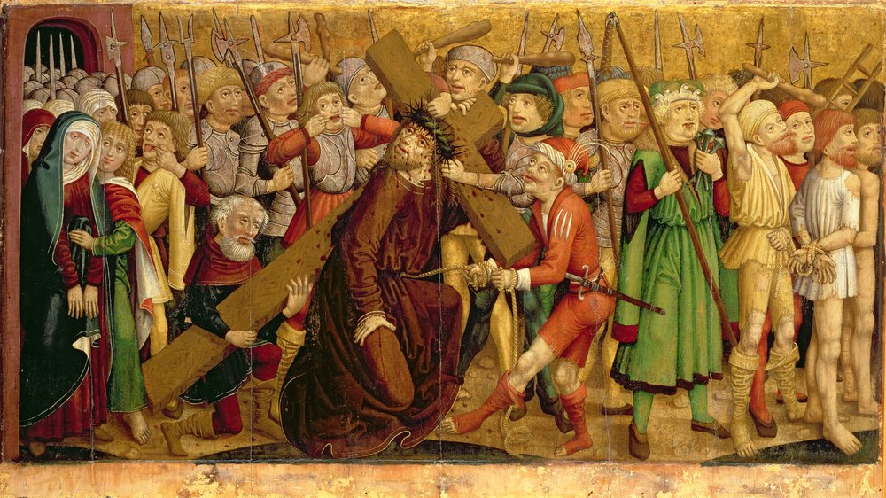 Christus trägt das Kreuz, 1460 von Austrian School