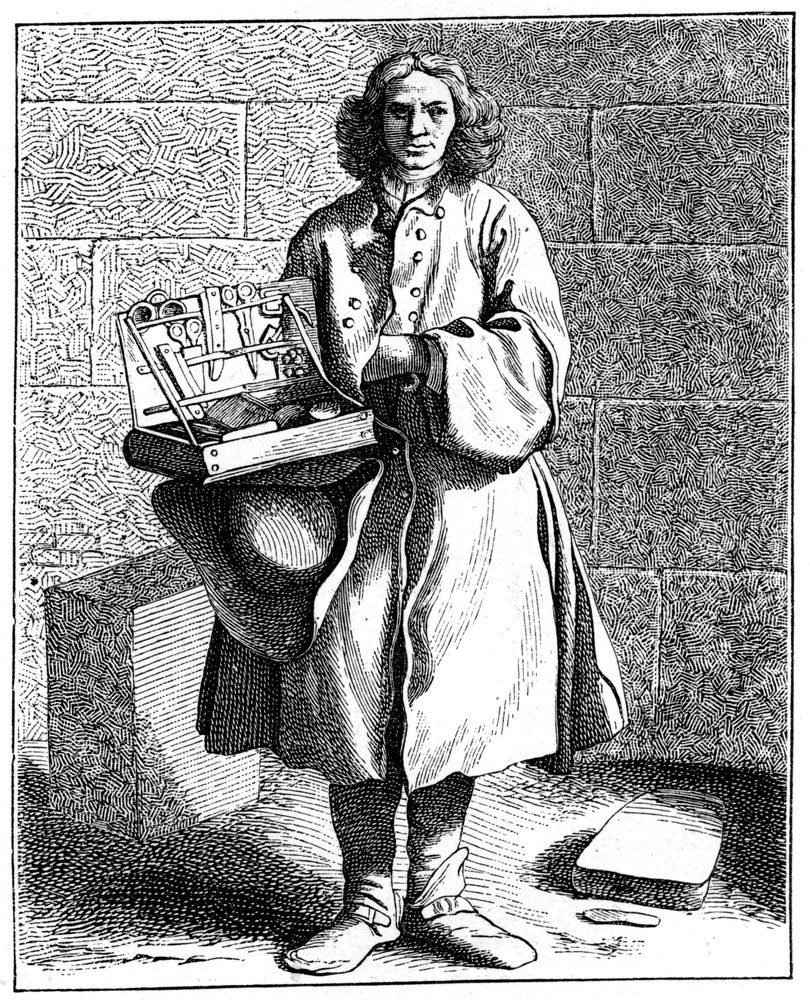 Scheren oder Messer, 1737-1742 von Bouchardon