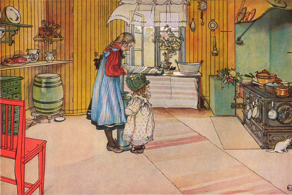 Die Küche von Carl Larsson