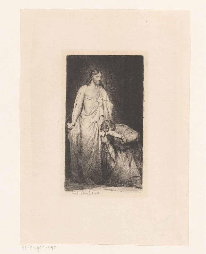 Christus erscheint Thomas von Carl Bloch