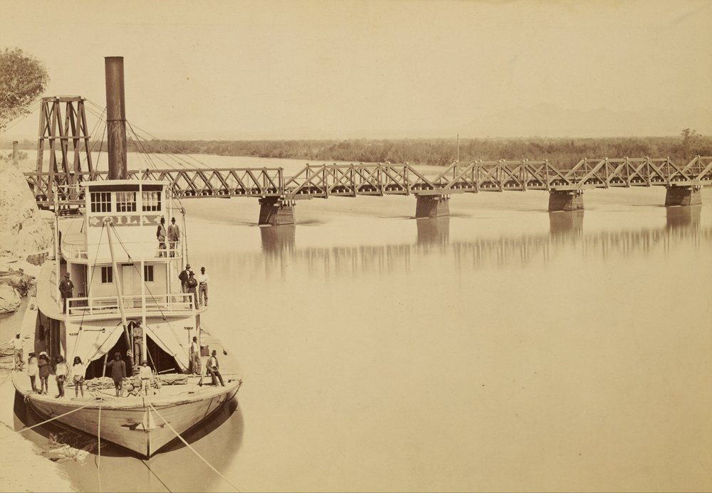 Brücke über den Colorado Yuma von Carleton E. Watkins
