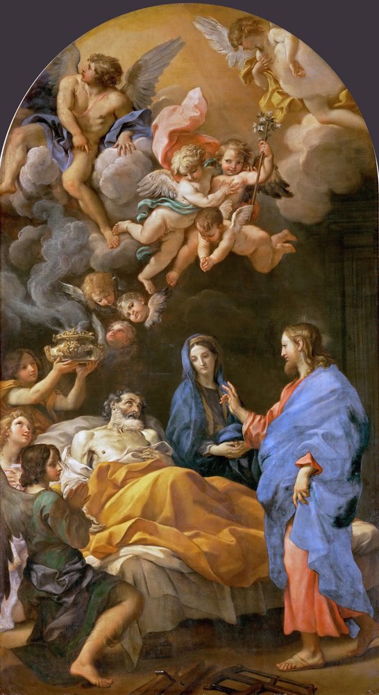 Barock: Der Tod des heiligen Josef von Carlo Maratta (1625-1713) von Carlo Maratta or Maratti