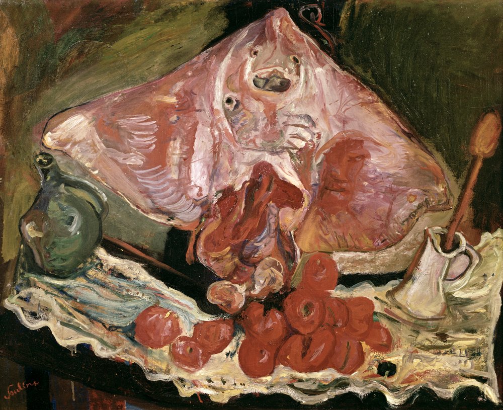 Der Rochen, um 1924 von Chaim Soutine: Kunstdruck kaufen