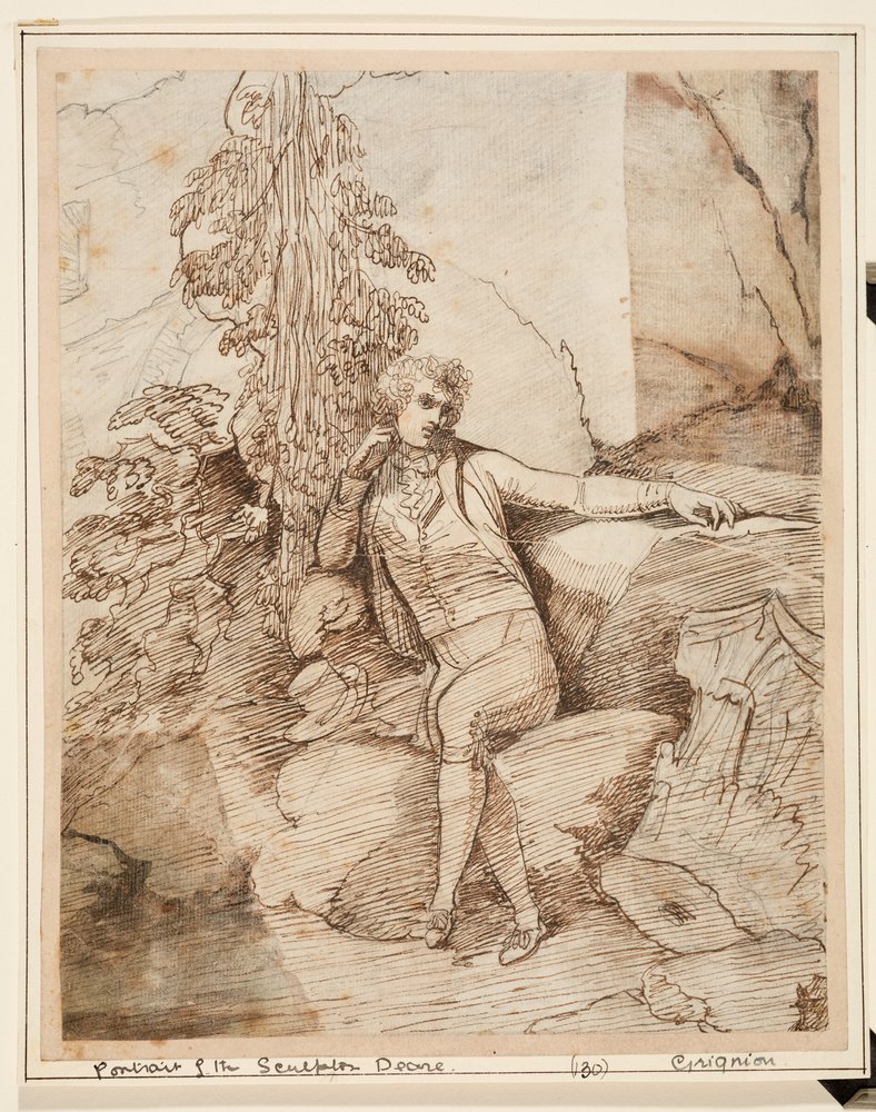 John Deare (1759–1798) Bildhauer, ca. 1754-1804 von Charles Grignion