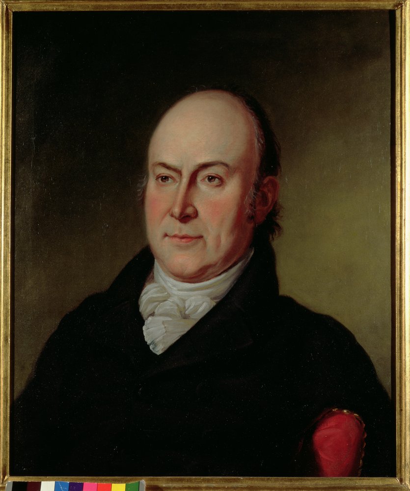 John Quincy Adams von Charles Willson Peale: Kunstdruck